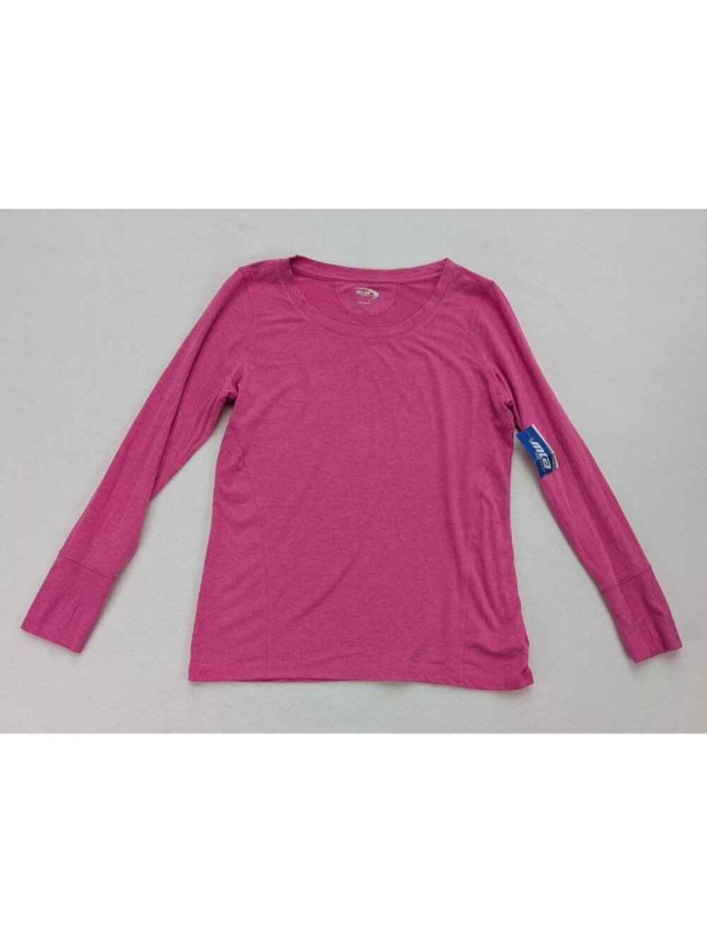 MTA Sport Women's T-Shirt Size L Pink Long Sleeve Athletic Tee NEW